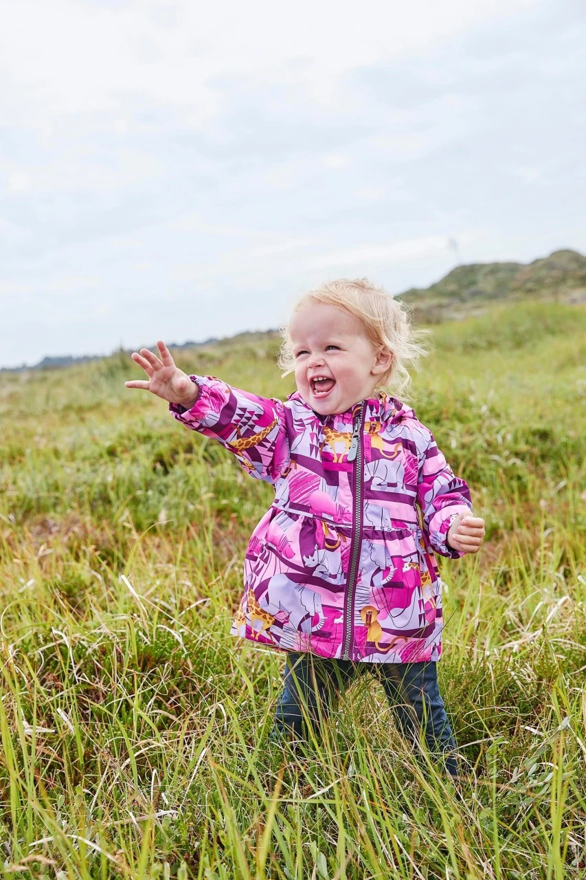 Color Kids Mädchen Regenjacke Zootiere Purple/pink 5 Color Kids Mädchen Regenjacke Zootiere Purple/pink – Bild 3