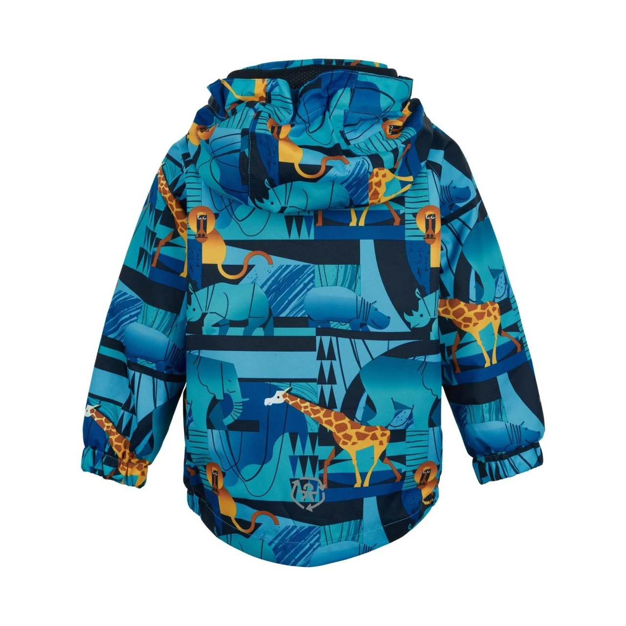 Color Kids Kinder Regenjacke Zootiere Blau 4 Color Kids Kinder Regenjacke Zootiere Blau – Bild 2