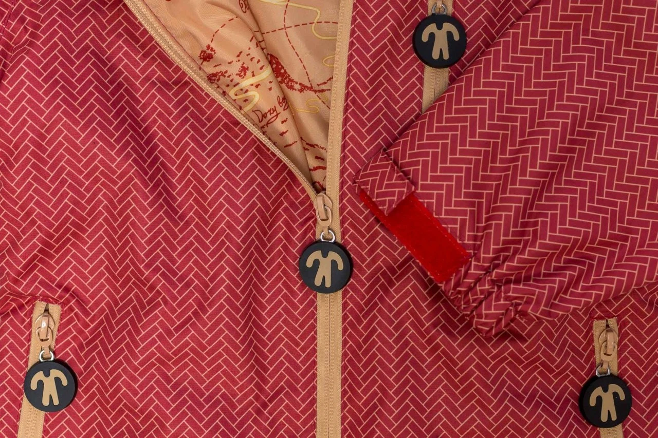 Ducksday Kinder Regenanzug Wick Ziegelrot 5 Ducksday Kinder Regenanzug Wick Ziegelrot – Bild 3