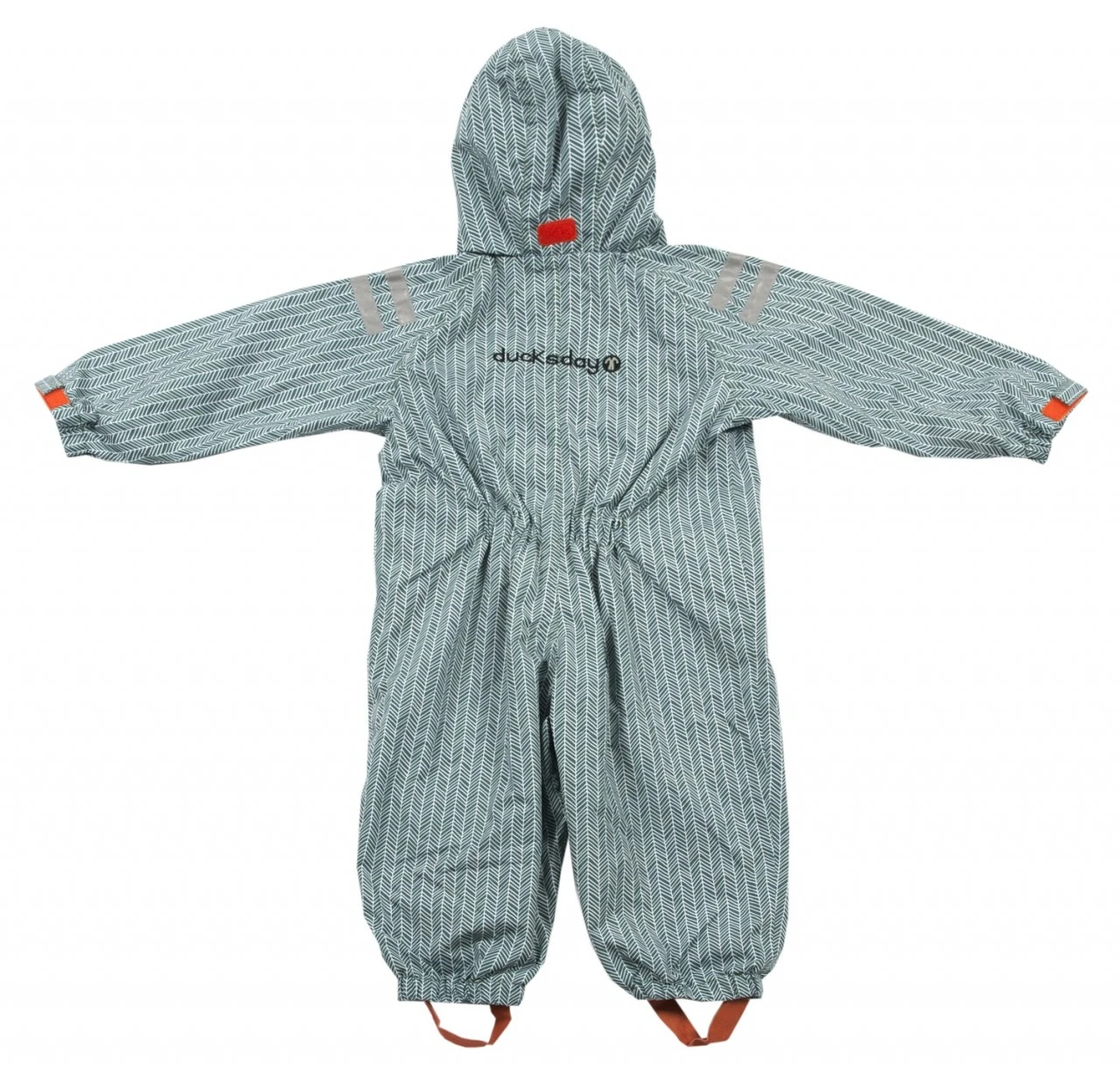 Ducksday Regenanzug Manu Graugrün Regenoverall 4 Ducksday Regenanzug Manu Graugrün Regenoverall – Bild 2