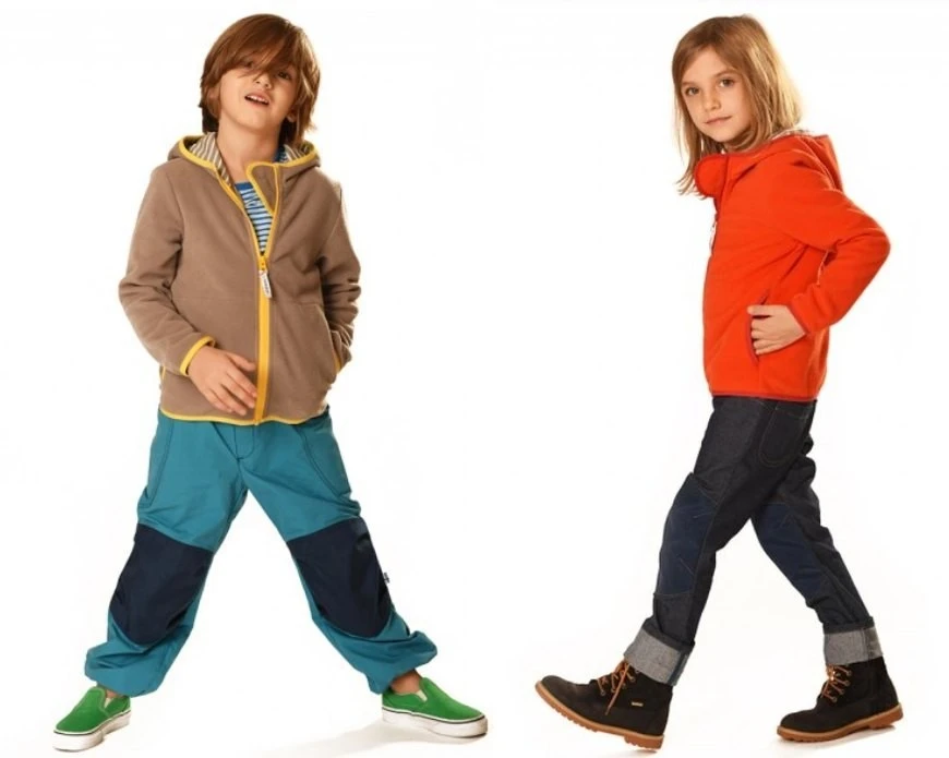 Finkid Paukku Essential Navy/denim Fleecejacke Zip In Jacke 4 Finkid Paukku Essential Navy/denim Fleecejacke Zip In Jacke – Bild 2