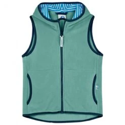 Finkid POPPELI Kinder Fleeceweste Trellis/navy