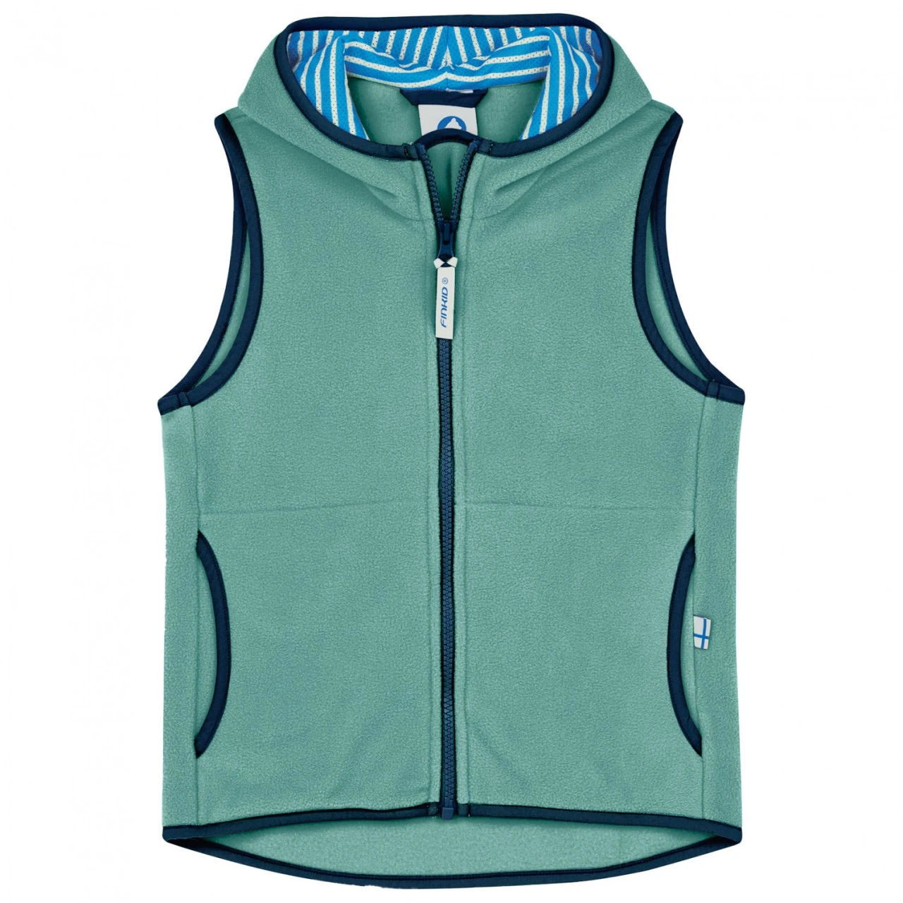 Finkid POPPELI Kinder Fleeceweste Trellis/navy 3 Finkid POPPELI Kinder Fleeceweste Trellis/navy