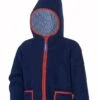 Finkid Tonttu Navy/red Fleecejacke / Zip-In Fleece Jacke Mit Kapuze -Babybekleidungs Geschäft finkid tonttu navy red 1280x1280