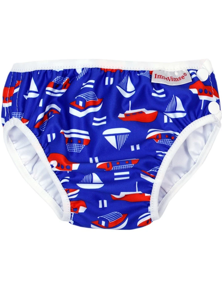 ImseVimse Schwimmwindel Blau/rot Segelboot 3 ImseVimse Schwimmwindel Blau/rot Segelboot