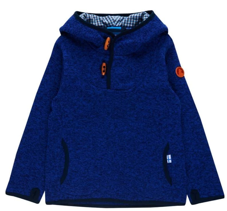 Finkid Jussi Sport Ink Melange / Navy Kapuzenpulli Strickfleece Fleecepullover 3 Finkid Jussi Sport Ink Melange / Navy Kapuzenpulli Strickfleece Fleecepullover