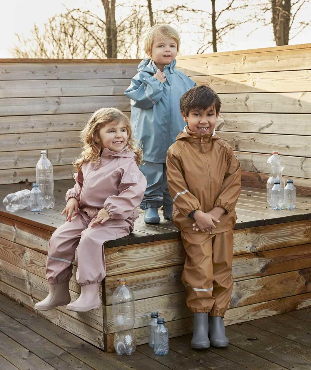 CeLaVi Kinder Regenhose RECYCLE Latzhose 6 CeLaVi Kinder Regenhose RECYCLE Latzhose – Bild 4