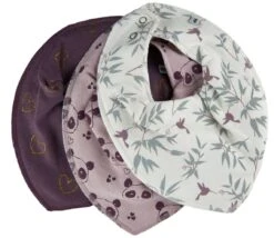 Pippi Baby Halstücher Kolibri + Panda 3er Pack