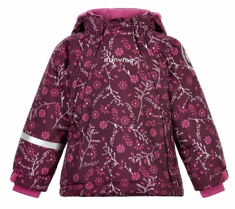 Minymo Winterjacke Grape Wine Wasserdicht Doppelzipper 3 Minymo Winterjacke Grape Wine Wasserdicht Doppelzipper