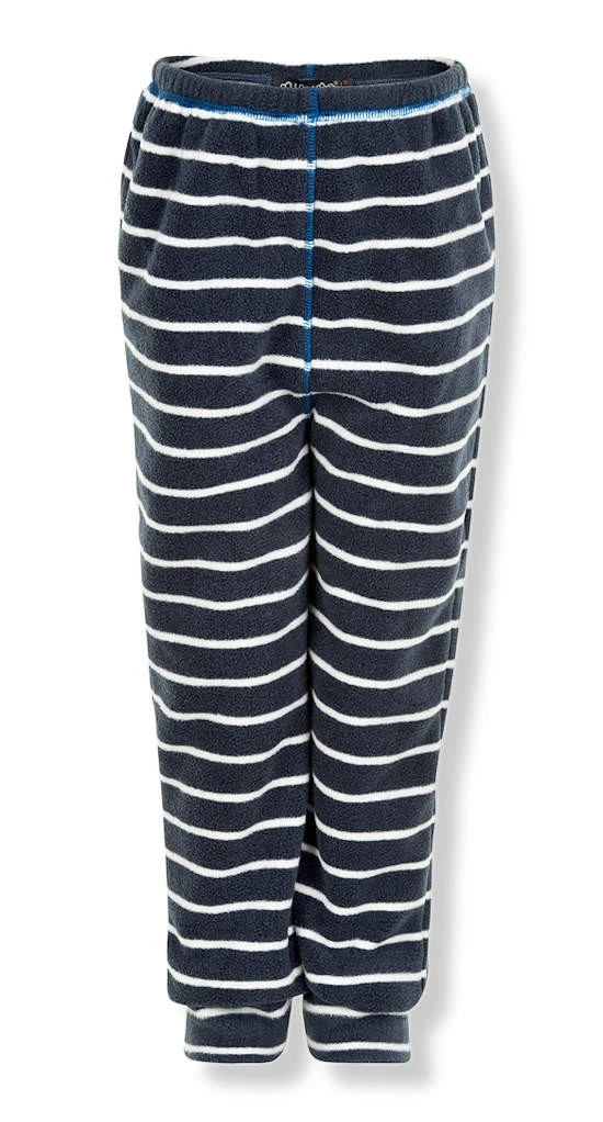 Minymo Kinder Fleecehose Le87 Navy/weiß Geringelt Mit Nautical Blue 3 Minymo Kinder Fleecehose Le87 Navy/weiß Geringelt Mit Nautical Blue