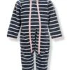 Minymo Mädchen Fleeceoverall Le88 Navy/weiß Gestreift Mit Rose´ -Babybekleidungs Geschäft minymo fleeceoverall le 88 rose 1280x1280
