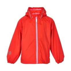Minymo Mädchen Regenjacke Rot Atmungsaktiv
