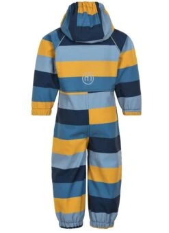 Minymo Softshellanzug Blau/gelb Blockstreifen -Babybekleidungs Geschäft minymo softshelloverall 160486 1280x1280