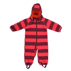 Minymo Softshellanzug Winn86 Blockstreifen Purple/pink