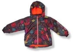 MINYMO Now07 Coffeebean Schneeflocken Skijacke Winterjacke