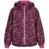 MINYMO Mädchen Winterjacke OXFORD Grape Flowers -Babybekleidungs Geschäft minymo winterjacke oxford lila blumen 1280x1280