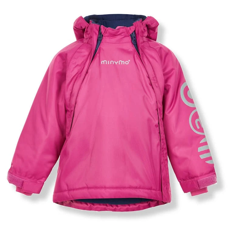 Minymo Mädchen Winterjacke Le93 Funktionsjacke Pink 3 Minymo Mädchen Winterjacke Le93 Funktionsjacke Pink