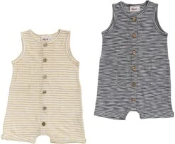 People Wear Organic Baby Spieler Sommer Shorty Overall Gestreift -Babybekleidungs Geschäft people wear sommer overall beachbody 1280x1280