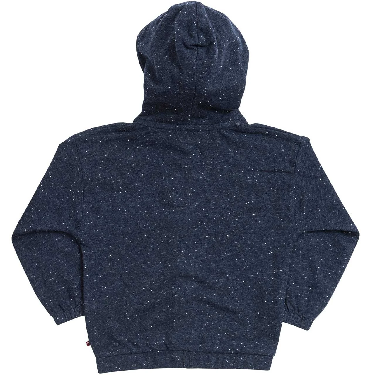 Leichte Sweatjacke Blau Melange Mit Kapuze Bio-Baumwolle 4 Leichte Sweatjacke Blau Melange Mit Kapuze Bio-Baumwolle – Bild 2