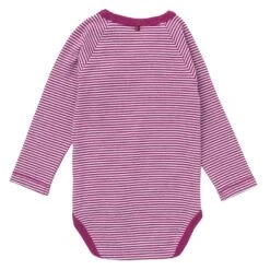 Wickelbody Langarm Beere/weiß Gestreift Body Bio-Baumwolle 5 Wickelbody Langarm Beere/weiß Gestreift Body Bio-Baumwolle -Babybekleidungs Geschäft people wickelbody la beere 1 1280x1280