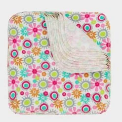 ImseVimse Pflegetücher Flowers 10er Pack Wiederverwendbare Feuchttücher -Babybekleidungs Geschäft pflegetucher flower 1280x1280