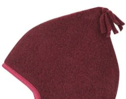 Finkid PIPO WOOL Wintermütze Aus Wollfleece -Babybekleidungs Geschäft pipo wool wintermutze rot 1280x1280