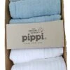 Pippi Mullwindeln 4er Pack Hellblau/weiß Organic Biobaumwolle -Babybekleidungs Geschäft pippi 4455 sky wh box 1280x1280