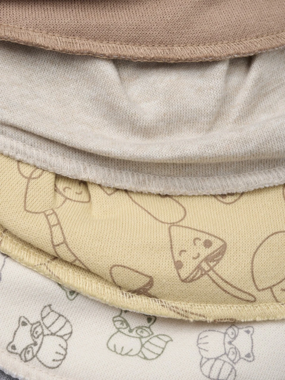 Pippi Babywear Halsstücher 5er Pack Pilze + Tiere 4 Pippi Babywear Halsstücher 5er Pack Pilze + Tiere – Bild 2