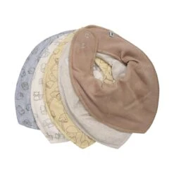 Pippi Babywear Halsstücher 5er Pack Pilze + Tiere