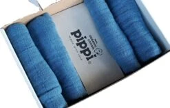 Pippi Babywear Mulltücher 4er Pack Mittelblau Organic Baumwolle 7 Pippi Babywear Mulltücher 4er Pack Mittelblau Organic Baumwolle -Babybekleidungs Geschäft pippi baby mullwindeln mittelblau 1280x1280