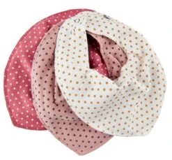 Pippi Mädchen Halstücher 3er Pack Misty Rose Dots