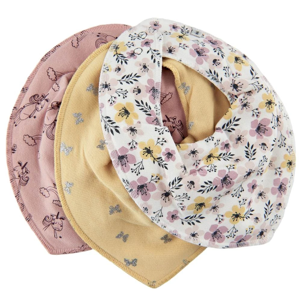 Pippi Baby Halstücher 3er Pack Schmetterlinge + Blumen 3 Pippi Baby Halstücher 3er Pack Schmetterlinge + Blumen