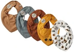 Pippi Dreieckstücher 5er Pack Obst + Dots -Babybekleidungs Geschäft pippi obst5er2 halstucher 1280x1280