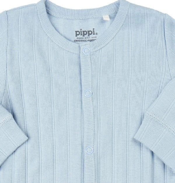 Pippi Baby Overall GOTS Hellblau Organic Bio Baumwolle 4 Pippi Baby Overall GOTS Hellblau Organic Bio Baumwolle – Bild 2