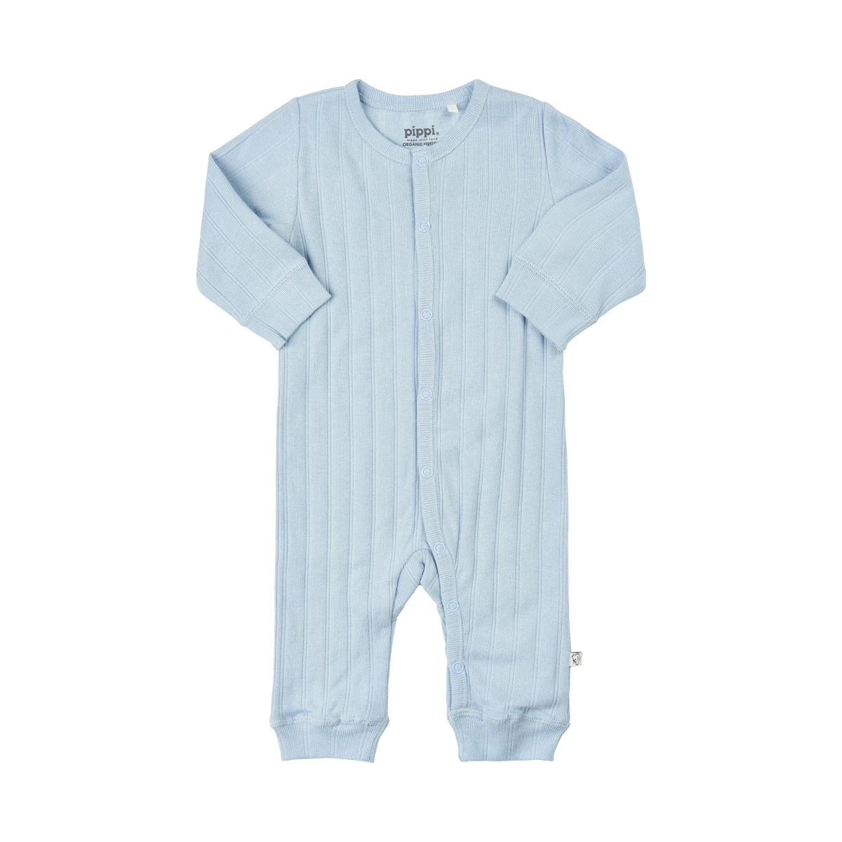 Pippi Baby Overall GOTS Hellblau Organic Bio Baumwolle 3 Pippi Baby Overall GOTS Hellblau Organic Bio Baumwolle