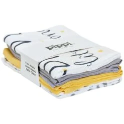 Pippi Mulltücher 6er Pack Stoffwindeln Spucktücher -Babybekleidungs Geschäft pippi windeln 4851 gelb 1280x1280