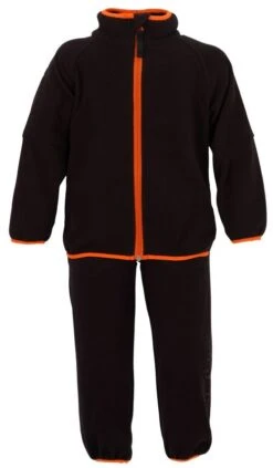 Abeko RASMUS Fleeceanzug Zweiteiler Schwarz