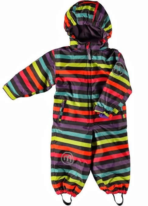 MINYMO Schneeanzug Atmungsaktiv Now12 Rainbow Blockstreifen Braun Skianzug Overall 3 MINYMO Schneeanzug Atmungsaktiv Now12 Rainbow Blockstreifen Braun Skianzug Overall