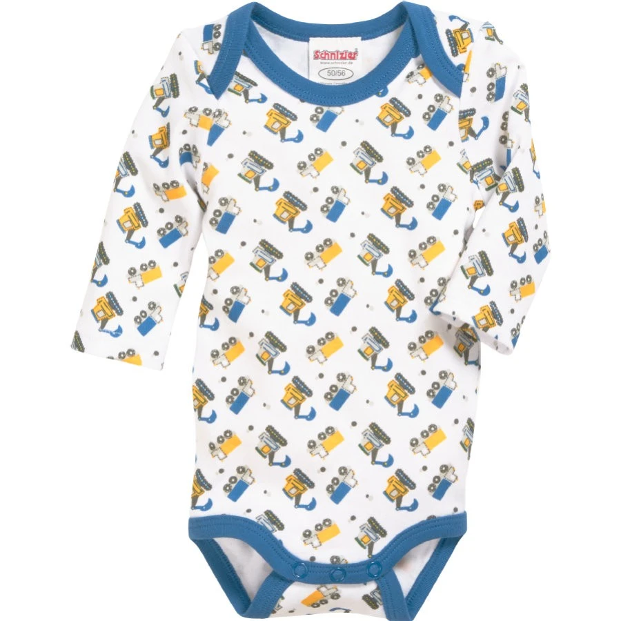 Schnizler Langarmbody 3er Pack Bagger + Streifen 6 Schnizler Langarmbody 3er Pack Bagger + Streifen – Bild 4