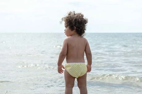 ImseVimse Schwimmwindel Rot Delfin & Anker 6 ImseVimse Schwimmwindel Rot Delfin & Anker – Bild 4