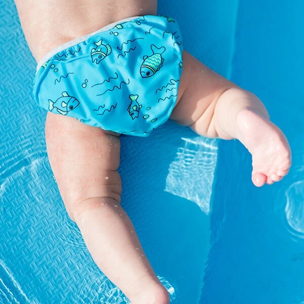 ImseVimse Schwimmwindel Türkis Fische 4 ImseVimse Schwimmwindel Türkis Fische – Bild 2