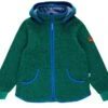 Finkid TONTTU SPORT Emerald Melange/french Fleecejacke Gestrickt -Babybekleidungs Geschäft tonttu sport emerald french 1280x1280