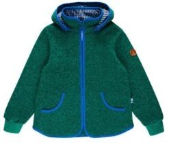 Finkid TONTTU SPORT Emerald Melange/french Fleecejacke Gestrickt