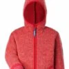 Finkid Tonttu Wind Rot Melliert Mädchen Strick Softshelljacke AGU -Babybekleidungs Geschäft tonttu wind red melange 1280x1280