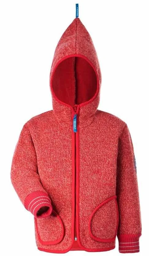 Finkid Tonttu Wind Rot Melliert Mädchen Strick Softshelljacke AGU 3 Finkid Tonttu Wind Rot Melliert Mädchen Strick Softshelljacke AGU