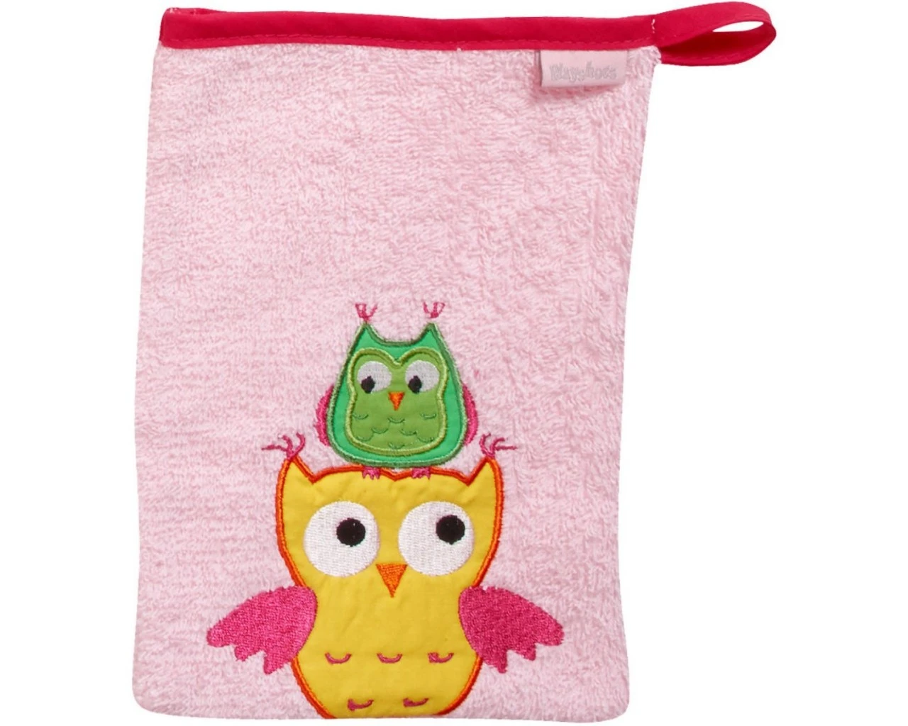 Playshoes Geschenkset Rosa Eule Kapuzen Badetuch + Waschhandschuh Ökotex100 5 Playshoes Geschenkset Rosa Eule Kapuzen Badetuch + Waschhandschuh Ökotex100 – Bild 3