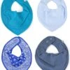 Pippi Baby Halstücher Paisley Blue 4er Set -Babybekleidungs Geschäft wasserfall halstucher 4er 1280x1280